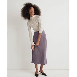 NWOT 🔥 Madewell Layton Slip Skirt in Periwinkle